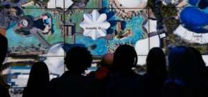 Presentaci&oacute;n del nuevo Google Earth con inteligencia artificial, el 18 de abril de 2017, en Nueva York.