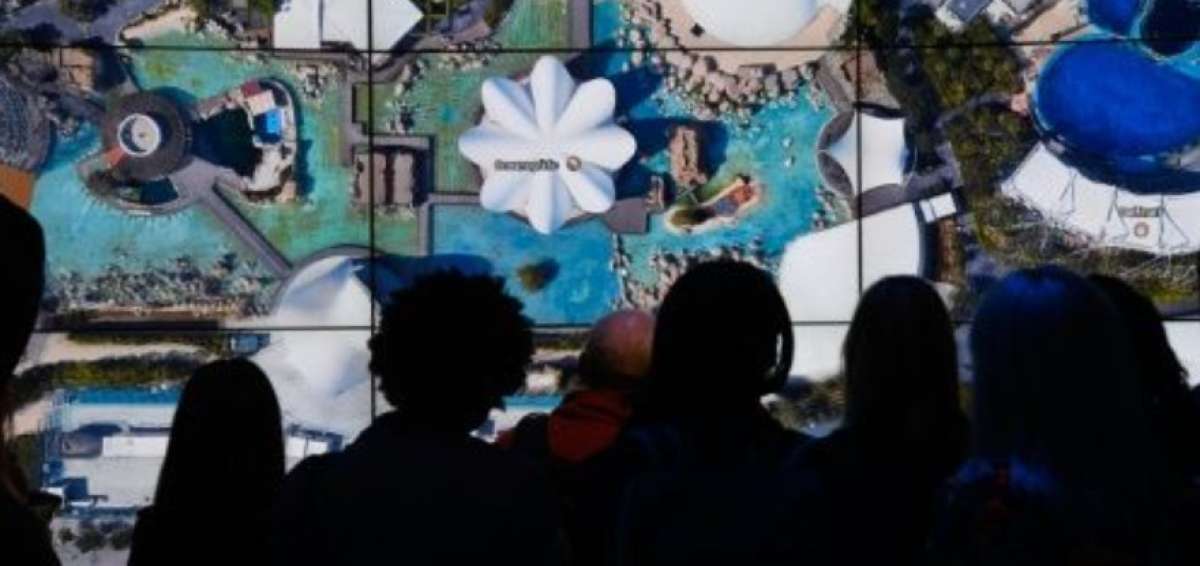 Presentaci&oacute;n del nuevo Google Earth con inteligencia artificial, el 18 de abril de 2017, en Nueva York.
