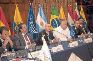 Durante tres d&iacute;as los delegados de la Unasur debatieron la propuesta de creaci&oacute;n de un centro regional de mediaci&oacute;n. FOTO: CANCILLER&Iacute;A