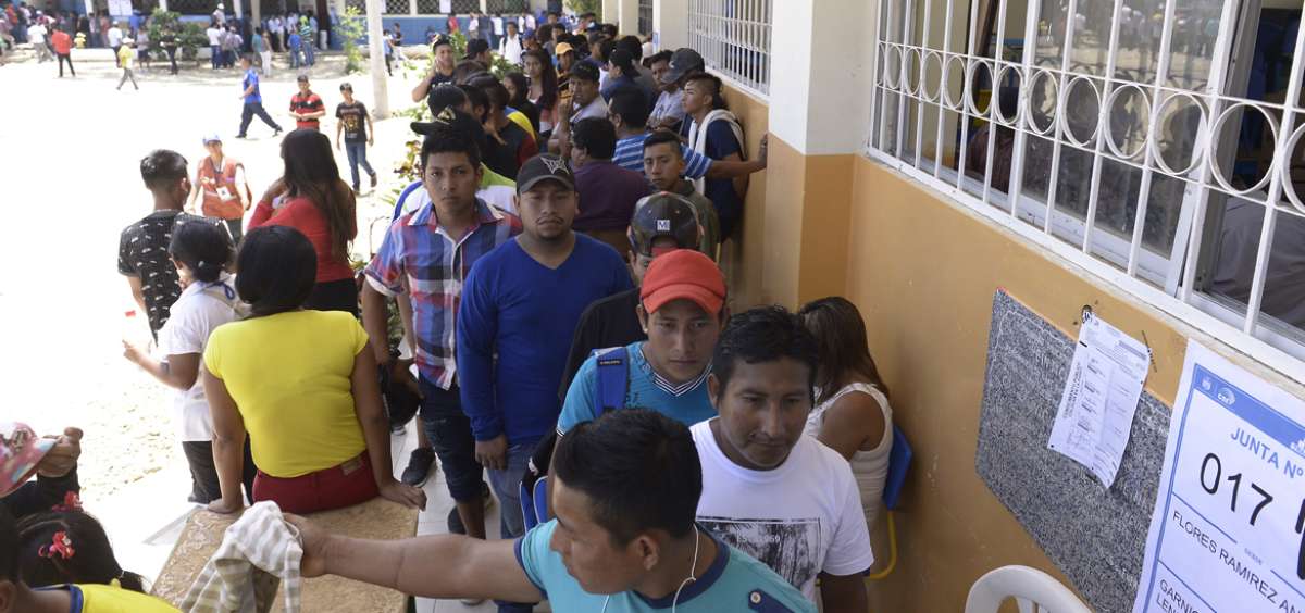 Material lleg&oacute; con retraso a Santa Elena
