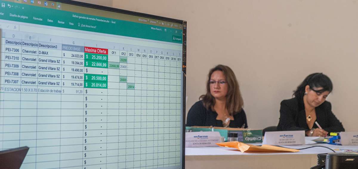 La instituci&oacute;n p&uacute;blica Enfarma realiz&oacute; la apertura de 22 sobres para el remate de bienes muebles.