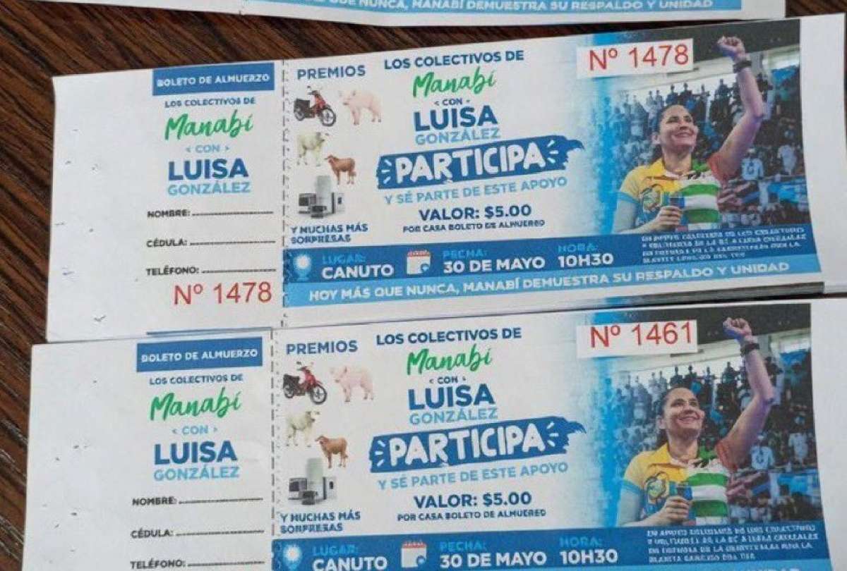 Entre los premios constan una motocicleta, animales de granja, electrodom&eacute;sticos y hasta un almuerzo para quienes compren boletos de USD 5.