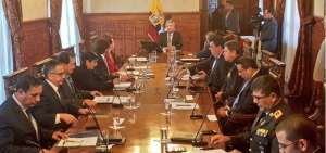 El Mandatario Len&iacute;n Moreno presidi&oacute; la reuni&oacute;n del Cosepe en el Palacio de Carondelet.