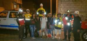 7 excursionistas fueron rescatados en las faldas del Guagua Pichincha