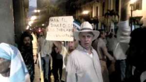 Agresiones a periodista en marchas en Guayaquil