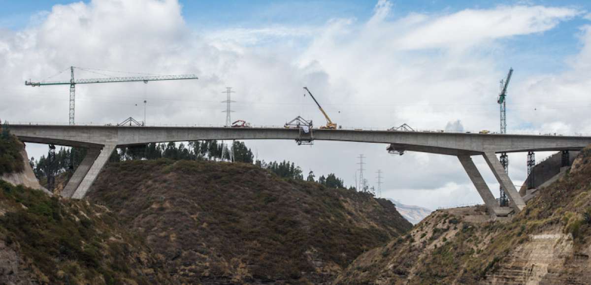 La obra tiene un total de 320 metros de largo y estar&iacute;a habilitada en septiembre. Foto: Marco Salgado.