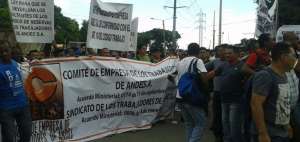La protesta tuvo lugar en las instalaciones de la f&aacute;brica en el sur de Guayaquil.