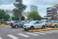 Parqueaderos de La Carolina. 