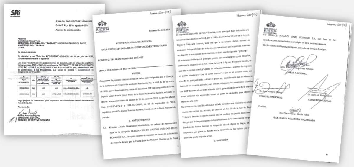 Extrabajadores de la OCP exigen pago de utilidades