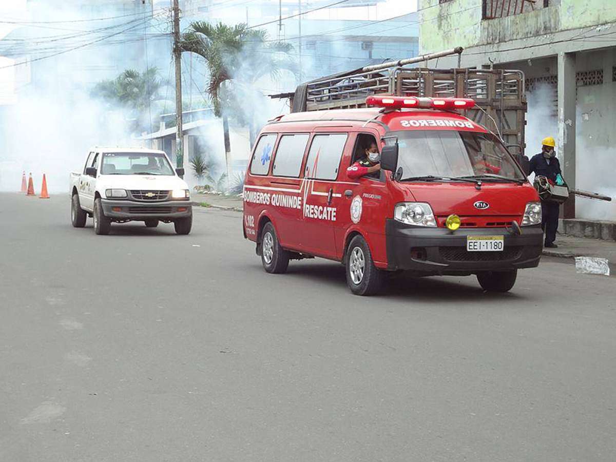 En Quinind&eacute; (centro de la provincia de Esmeraldas) se realiz&oacute; el fin de semana mingas de limpieza y fumigaci&oacute;n en conjunto con el Municipio. 
