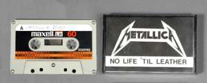 Metallica reedita en casete No life til leather 