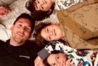 El detalle en una foto de Messi con sus hijos que conmovió a todos