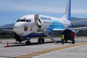 En el aeropuerto Internacional de Cotopaxi embargan avi&oacute;n Boenig a la compa&ntilde;&iacute;a Sudamericana de Aviaci&oacute;n