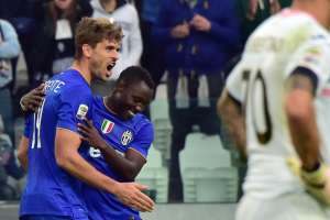 Fernando Llorente celebra el segundo gol de la Juventus. Foto: AFP