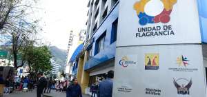 En la Unidad de Flagrancia, en Quito, la fiscal Diana Salazar recibe las versiones libres y voluntarias.