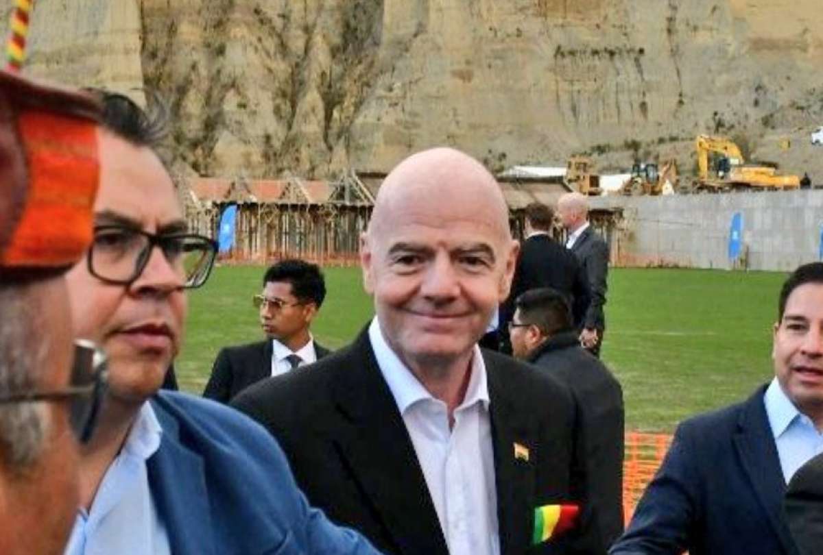 ¿Mundial de altura? Infantino promete “traer un Mundial” a Bolivia