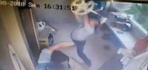 El video de la violenta gresca se hizo viral en las redes sociales.