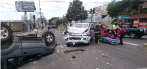 Dos accidentes de tr&aacute;nsito se registraron en la capital