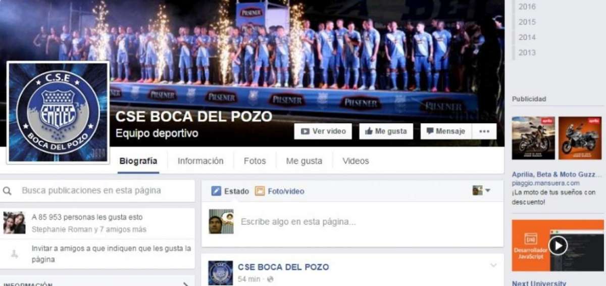 Hinchas azules lamentan muerte de barcelonista en Machala