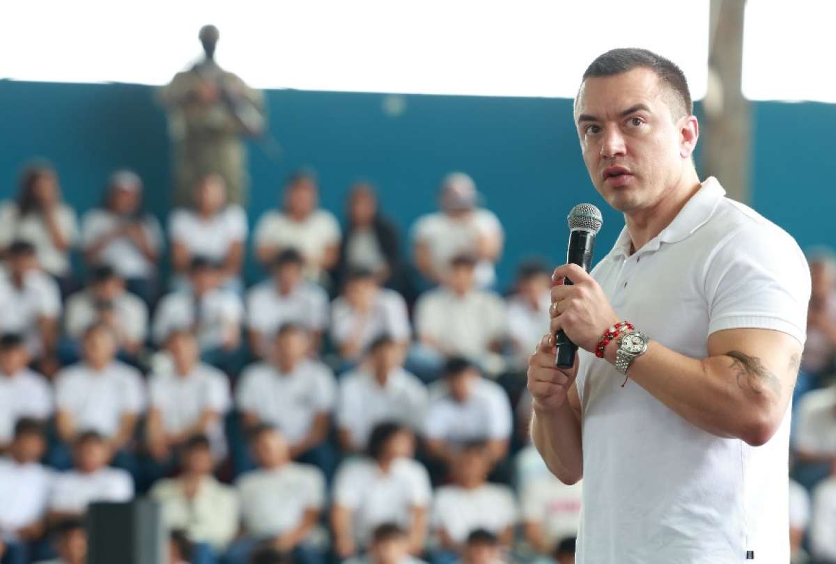 El presidente Daniel Noboa encabez&oacute; la jornada &ldquo;Oportunidades Reales para Guayaquil&rdquo;.