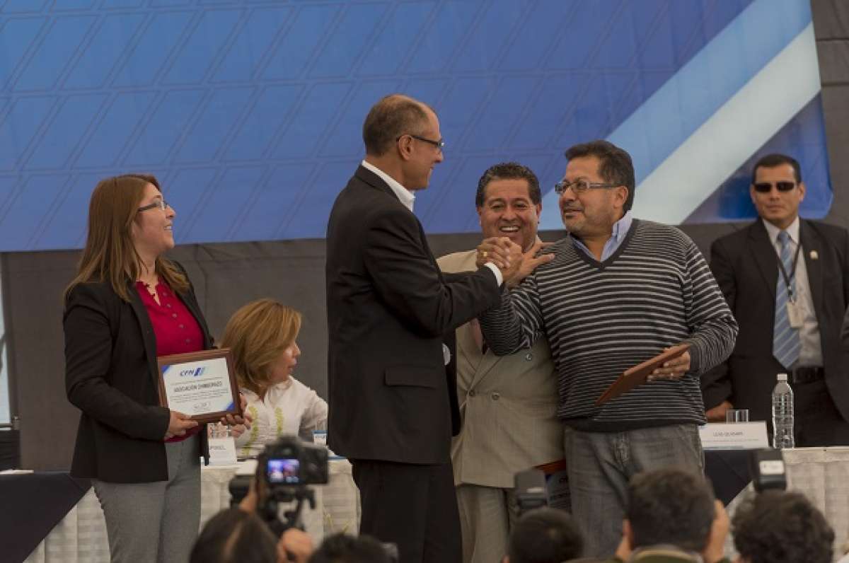 Los microempresarios recibieron capacitaci&oacute;n en finanzas p&uacute;blicas.Foto: Fernando Sandoval/ EL TEL&Eacute;GRAFO