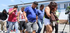 Los 11 maleantes detenidos fueron llevados al cuartel Modelo para la audiencia de calificaci&oacute;n de flagrancia.
