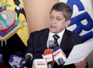 Carlos Marx Carrasco abandona la direcci&oacute;n del SRI, para ser el nuevo Ministro de Relaciones Laborales. Foto: Archivo