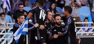 Real Madrid liquida 3-0 a la Real Sociedad en Anoeta en su debut liguero