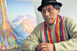 Manuel Humberto Cholango. Lugar y fecha de nacimiento: Cangahua (Pichincha), en 1976. Cargo: Presidente de la Confederaci&oacute;n de Nacionalidades Ind&iacute;genas del Ecuador (Conaie). Foto: Fernando Sandoval |  El Tel&eacute;grafo