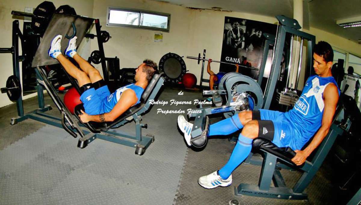 Jugadores azules iniciaron sus entrenamientos esta ma&ntilde;ana. Foto cortes&iacute;a de Rodrigo Figueroa PF de Emelec.