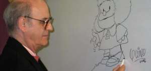 Quino recibe homenaje en su ciudad natal con esculturas de Mafalda