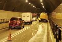 AMT retiró un vehículo averiado en el túnel de San Roque