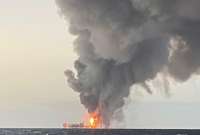 Seis heridos por incendio en plataforma petrolera en México