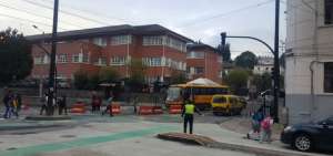 Agentes de Tr&aacute;nsito realizan desv&iacute;os en los alrededores de la Asamblea.