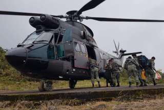 El helicóptero se accidentó el viernes pasado en la Amazonía.