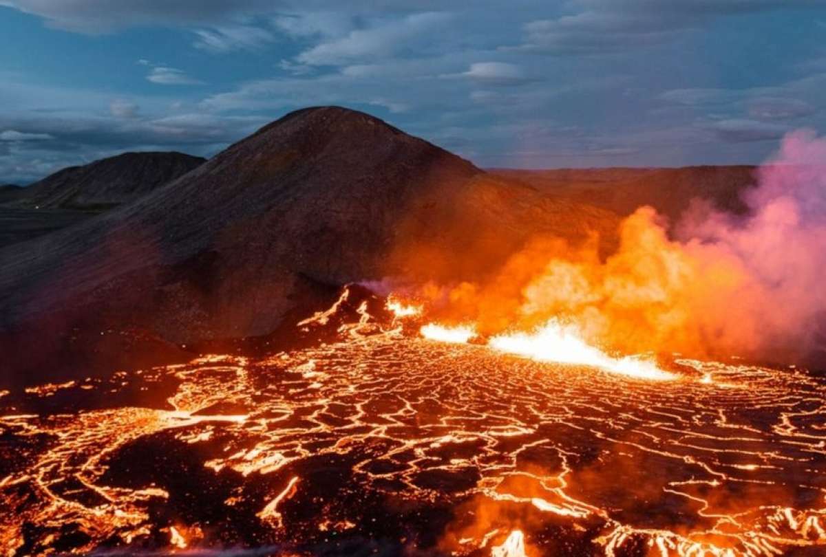 La última erupción en Islandia se dio en el 2021.