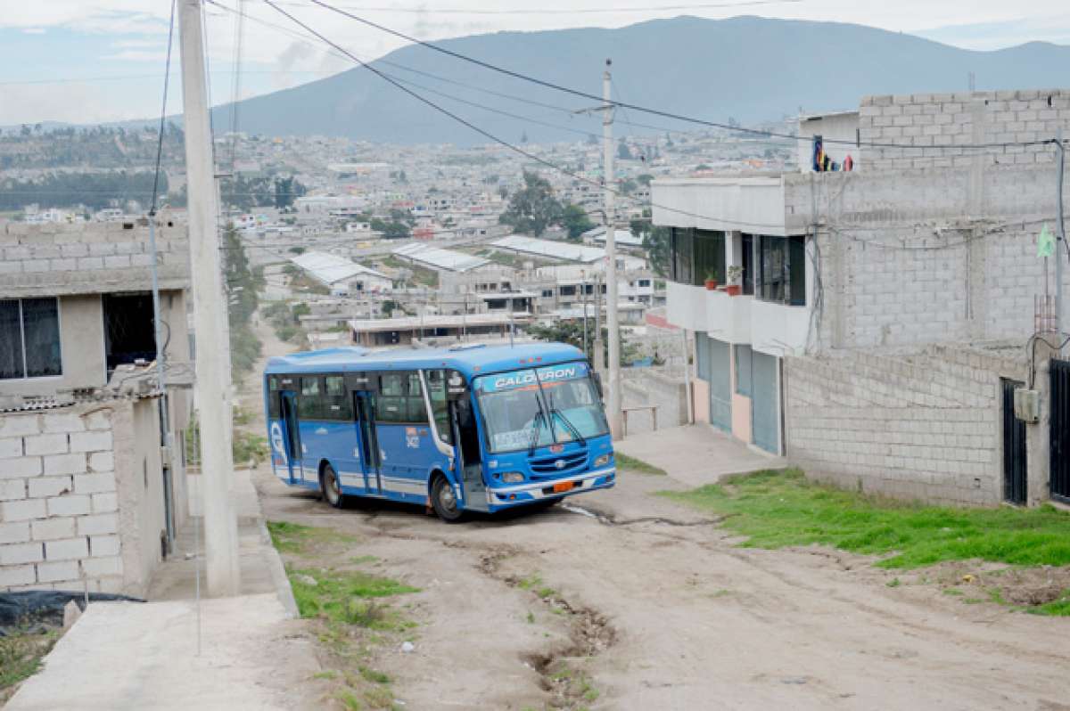 La parroquia de Calder&oacute;n registra un crecimiento demogr&aacute;fico, y a pesar de ello muchos barrios a&uacute;n no cuentan con servicio de alcantarillado ni agua potable. Foto: Carina Acosta/El Tel&eacute;grafo