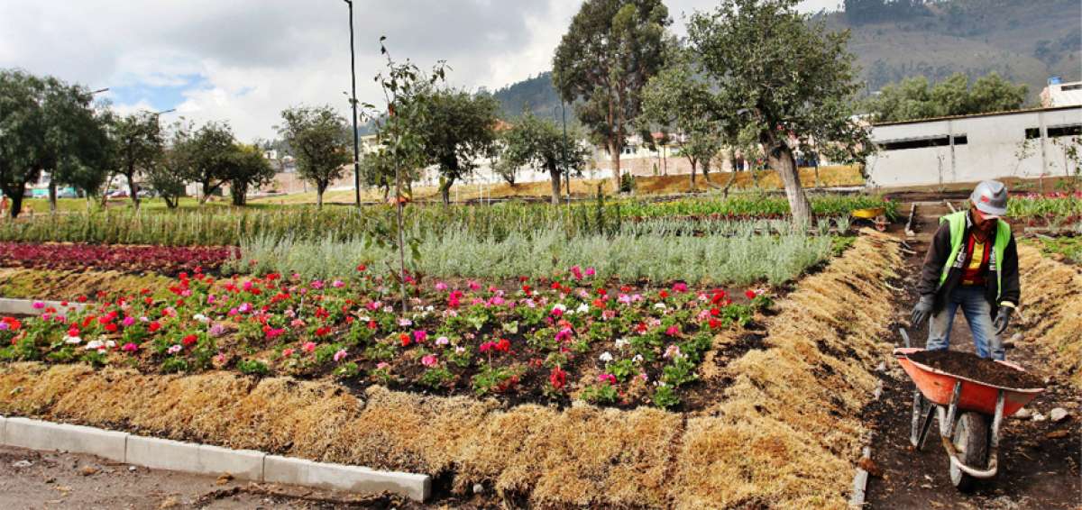 Con inversi&oacute;n superior a $ 2,7 millones, el municipio de la capital de Tungurahua construye desde 2017 el Parque de las Flores, al sur de la urbe.