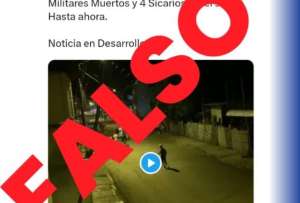 En un comunicado, la Policía descartó información falsa sobre fallecimiento de militares en Yaguachi. 