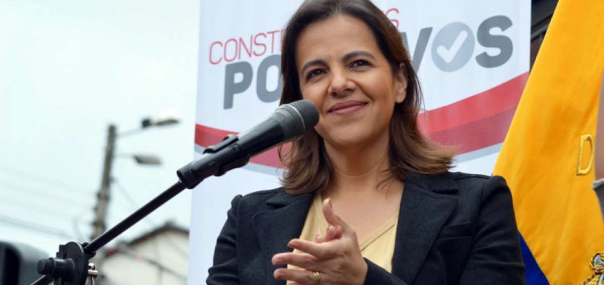Mar&iacute;a Paula Romo, ministra de Gobierno