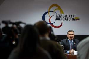 El presidente del Consejo de la Judicatura explic&oacute; las principales ventajas del nuevo c&oacute;digo. Foto: John Guevara / EL TEL&Eacute;GRAFO
