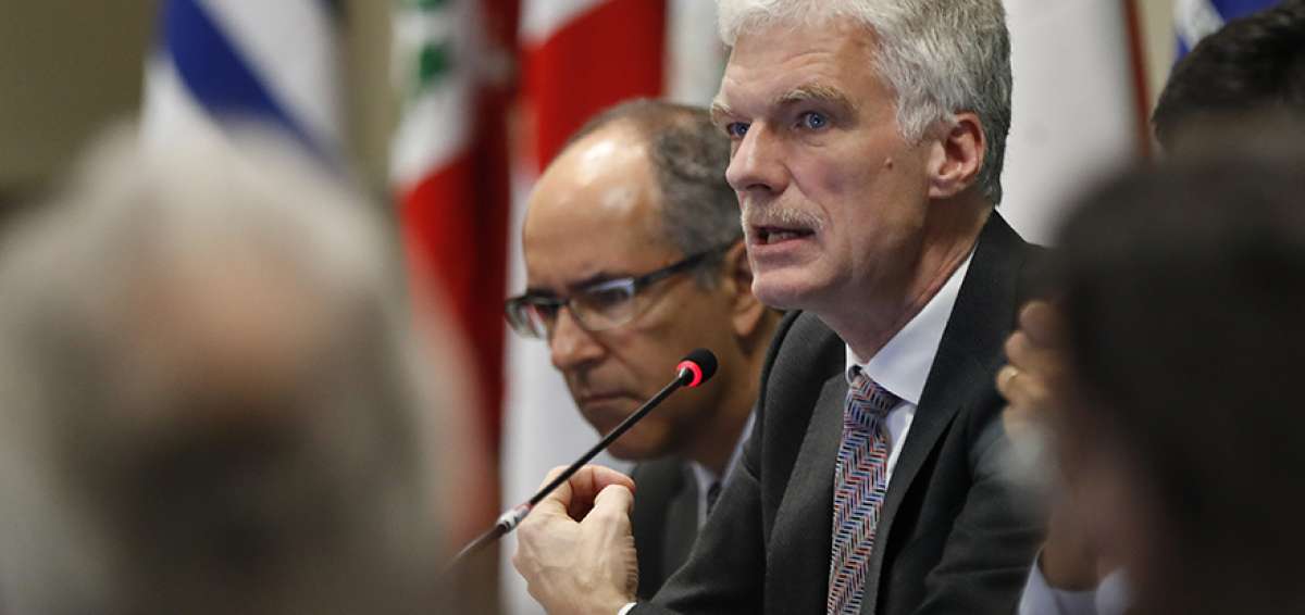 El director de educaci&oacute;n de la Organizaci&oacute;n para la Cooperaci&oacute;n y el Desarrollo Econ&oacute;micos, Andreas Schleicher, analiz&oacute; el informe trienal Pisa.