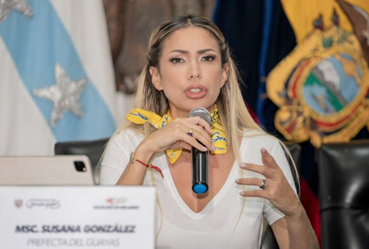 Susana González, prefecta del Guayas, había cuestionado las asignaciones del Gobierno Nacional. 