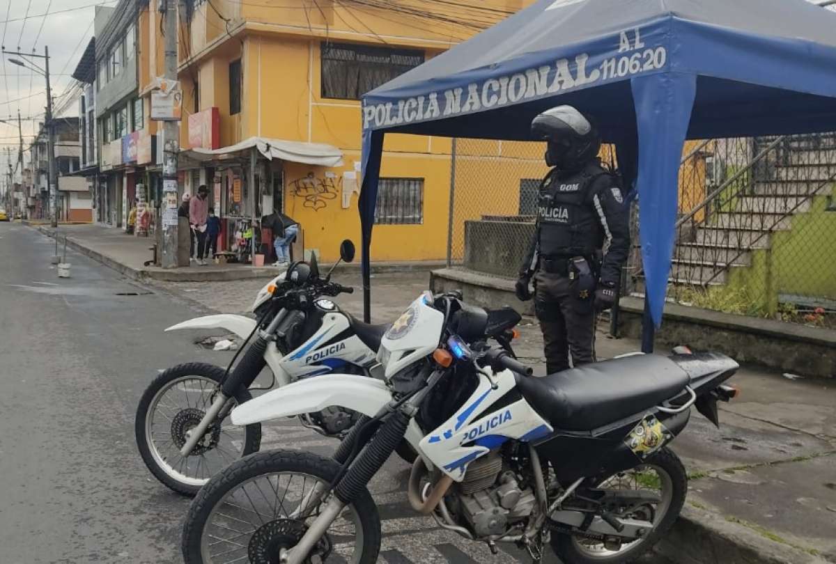 La Polic&iacute;a Nacional tiene puntos de control dentro del sector de Quitumbe