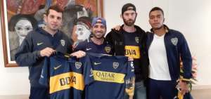 Hinchas paname&ntilde;os llegaron a Quito para ver a Boca