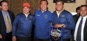 Presidente Correa 'revela' cu&aacute;l es el secreto del &eacute;xito de Independiente