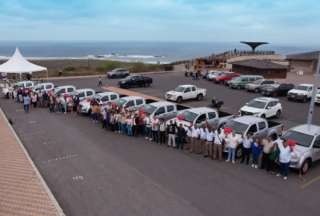 10 vehículos 4x4 fueron entregados para fortalecer las actividades de control y vigilancia de varias Reservas Ecológicas.