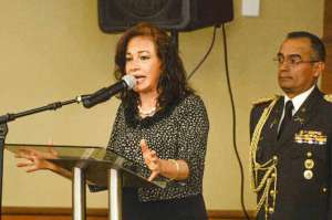 Mar&iacute;a Fernanda Espinosa, ministra de Defensa.