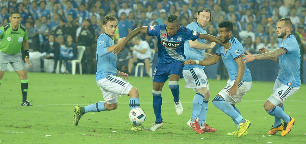 Emelec igual&oacute; 2-2 con New York City F.C. en la reinauguraci&oacute;n del Capwell