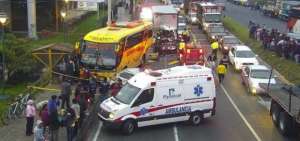Esta madrugada se registr&oacute; un triple choque en la Panamericana Sur
